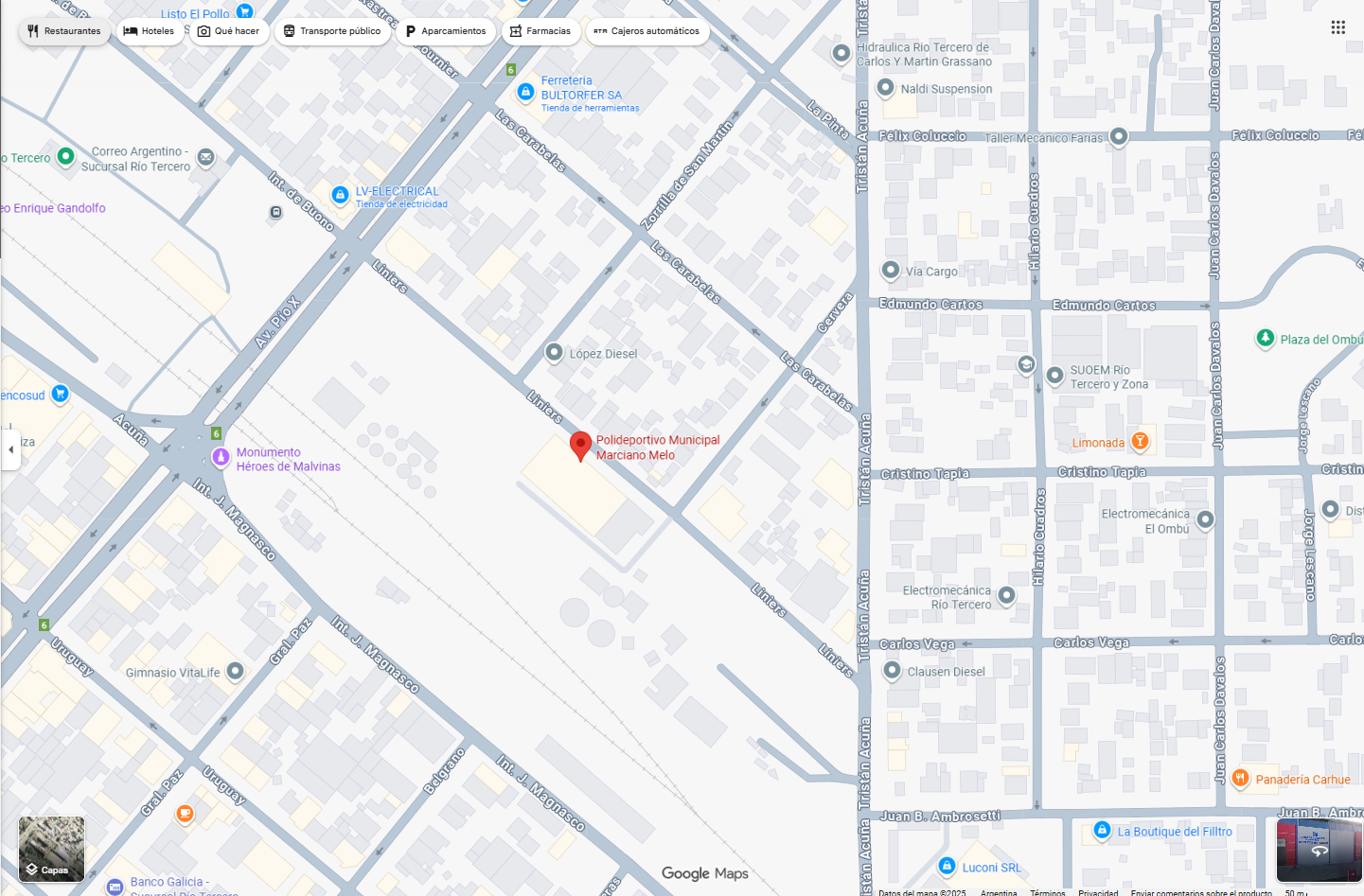Mapa de cómo llegar